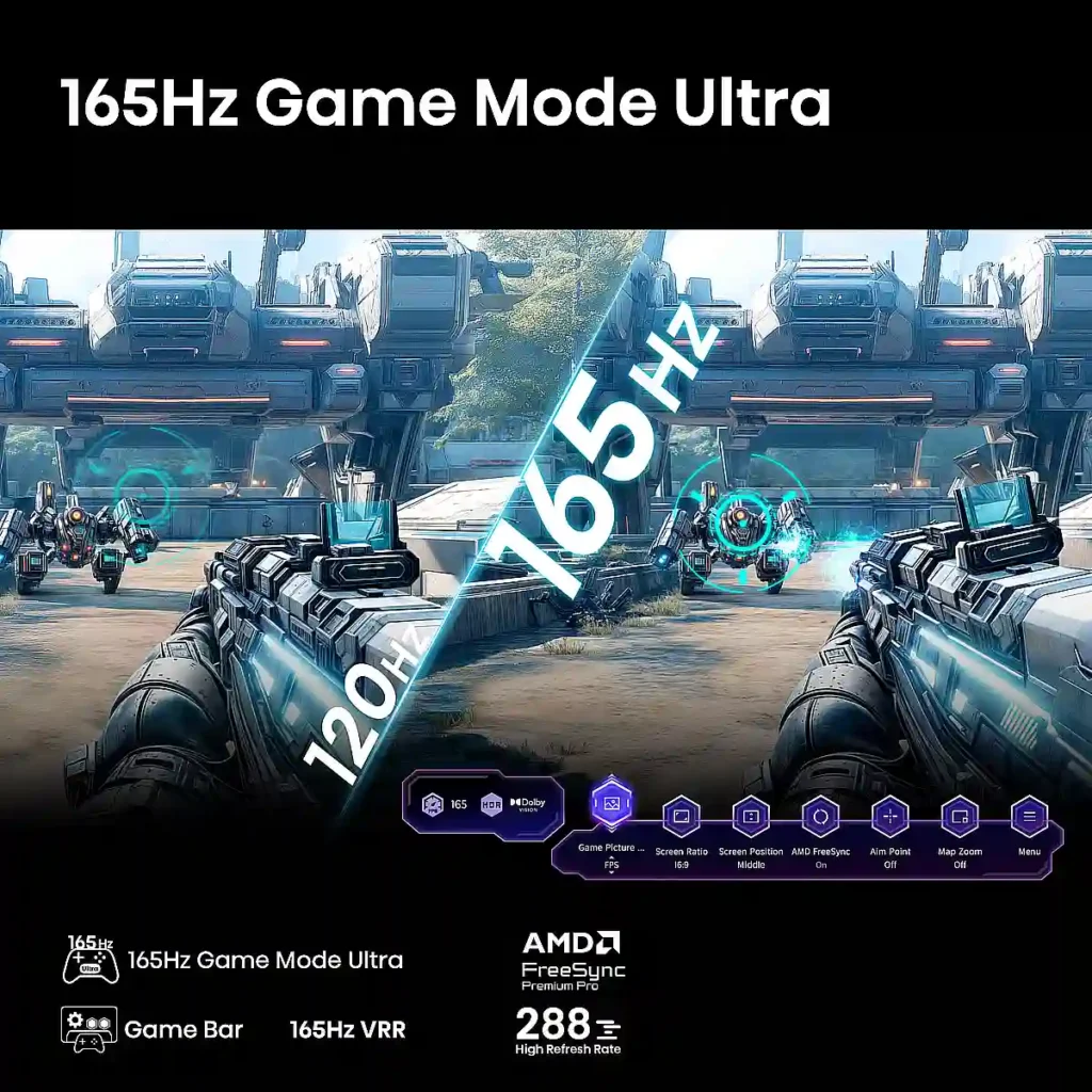 Hisense U8Q (2025) – herný 4K Mini-LED televízor s VRR a 165 Hz